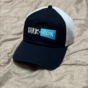 Black and White Trucker Hat with Adjustable Fit